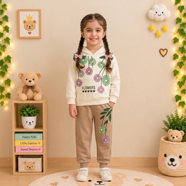 Floral Bloom Hoodie Set