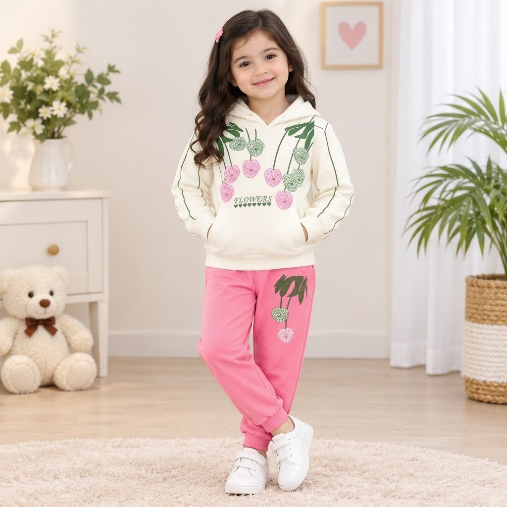 Floral Bloom Hoodie Set - Image 2