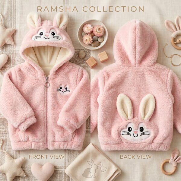 Baby Plush Fleece Hooded Jacket