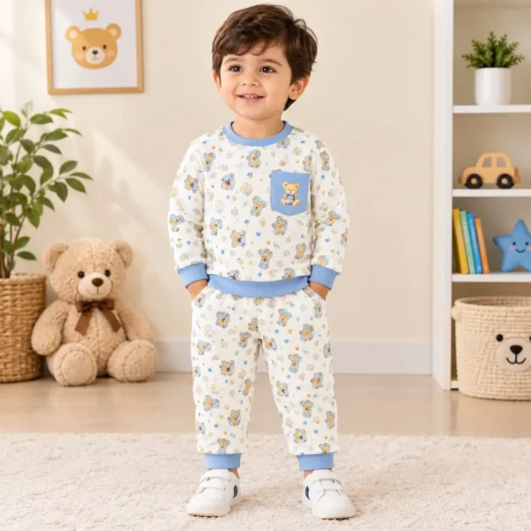 Baby Printed Teddy Suit