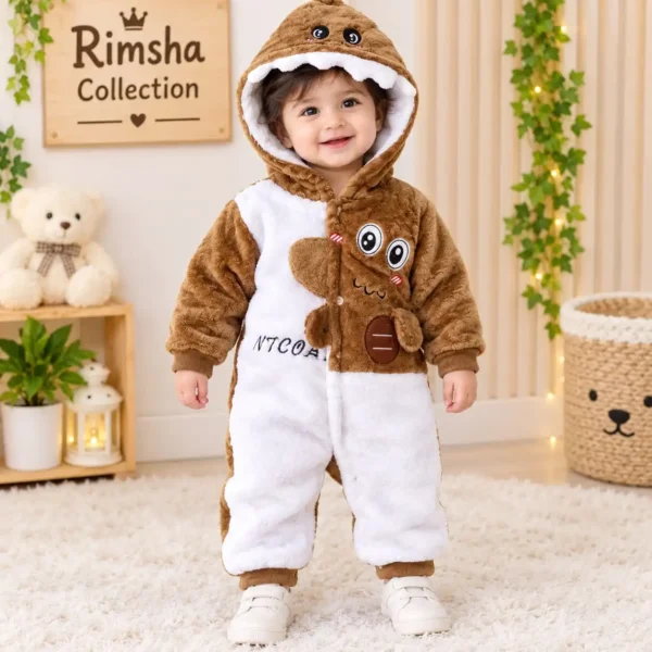 Baby Bear Fleece Romper