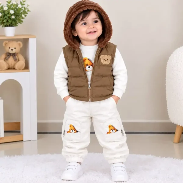 Baby Bear Vest Suit