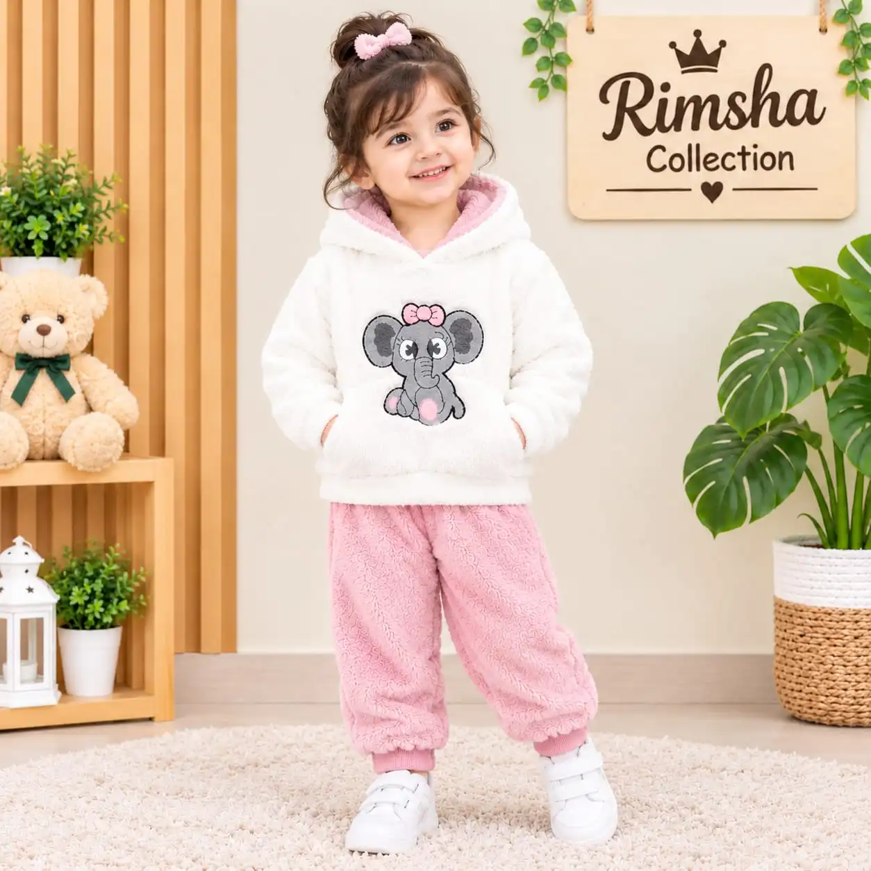 Baby Elephant Fleece Suit - Image 2