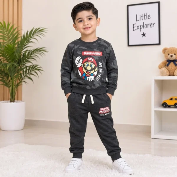 Boys Mario Fleece Tracksuit