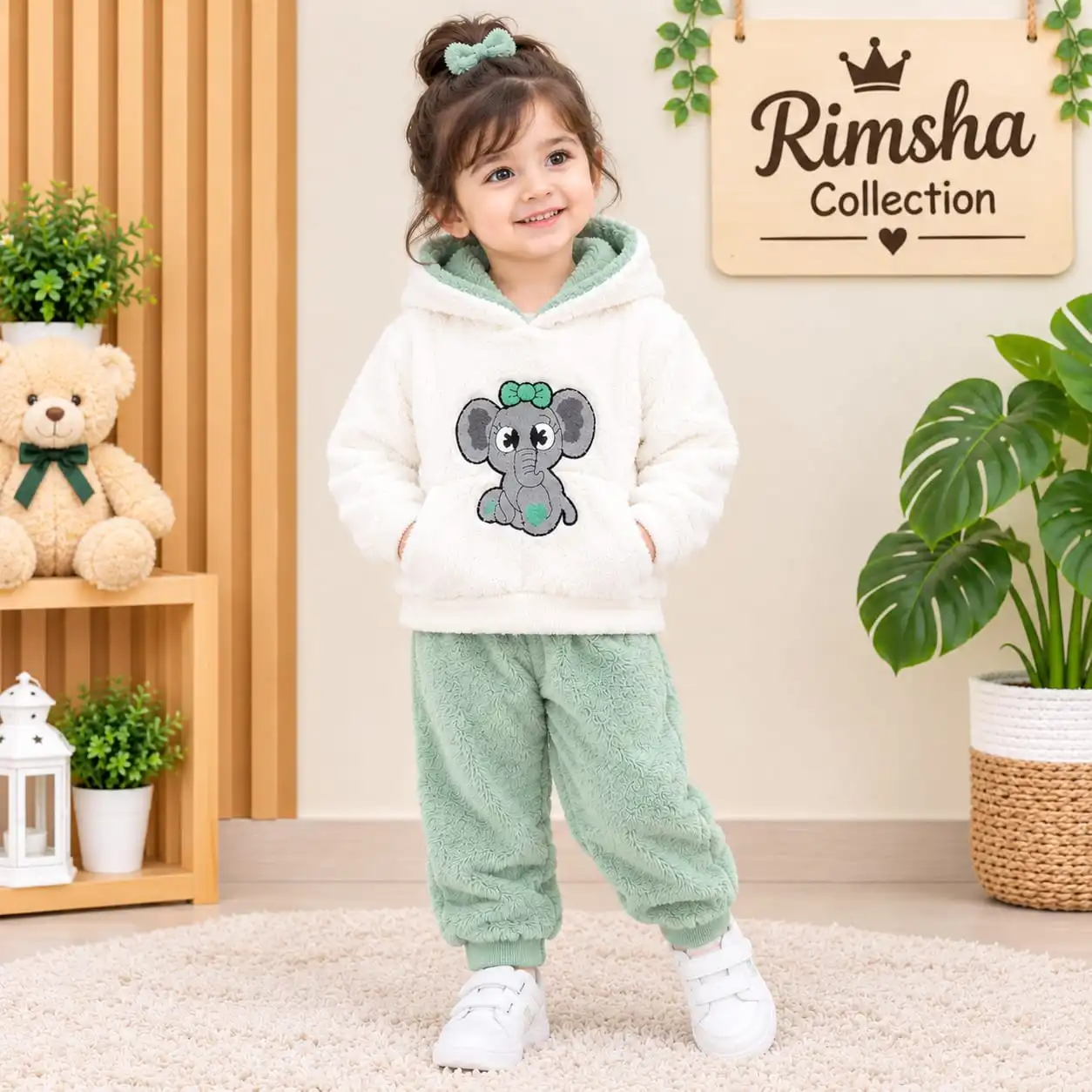 Baby Elephant Fleece Suit
